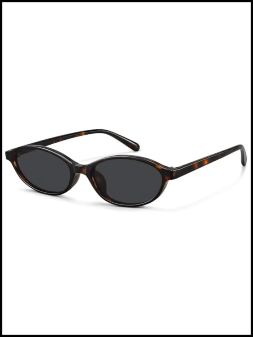 Retro Oval Cateye Sunglasses Womens Small Trendy UV400 Protection
